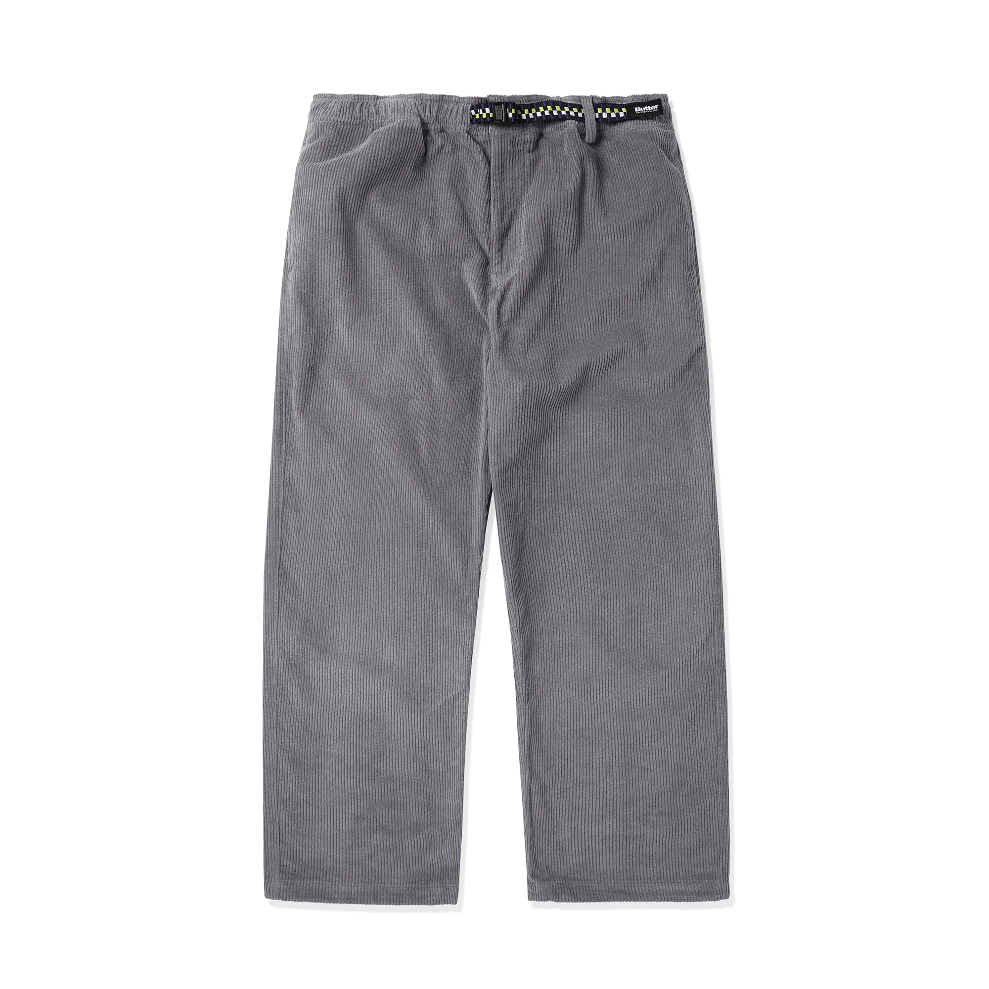BUTTER GOODS HIGH WALE CORD PANT GREY