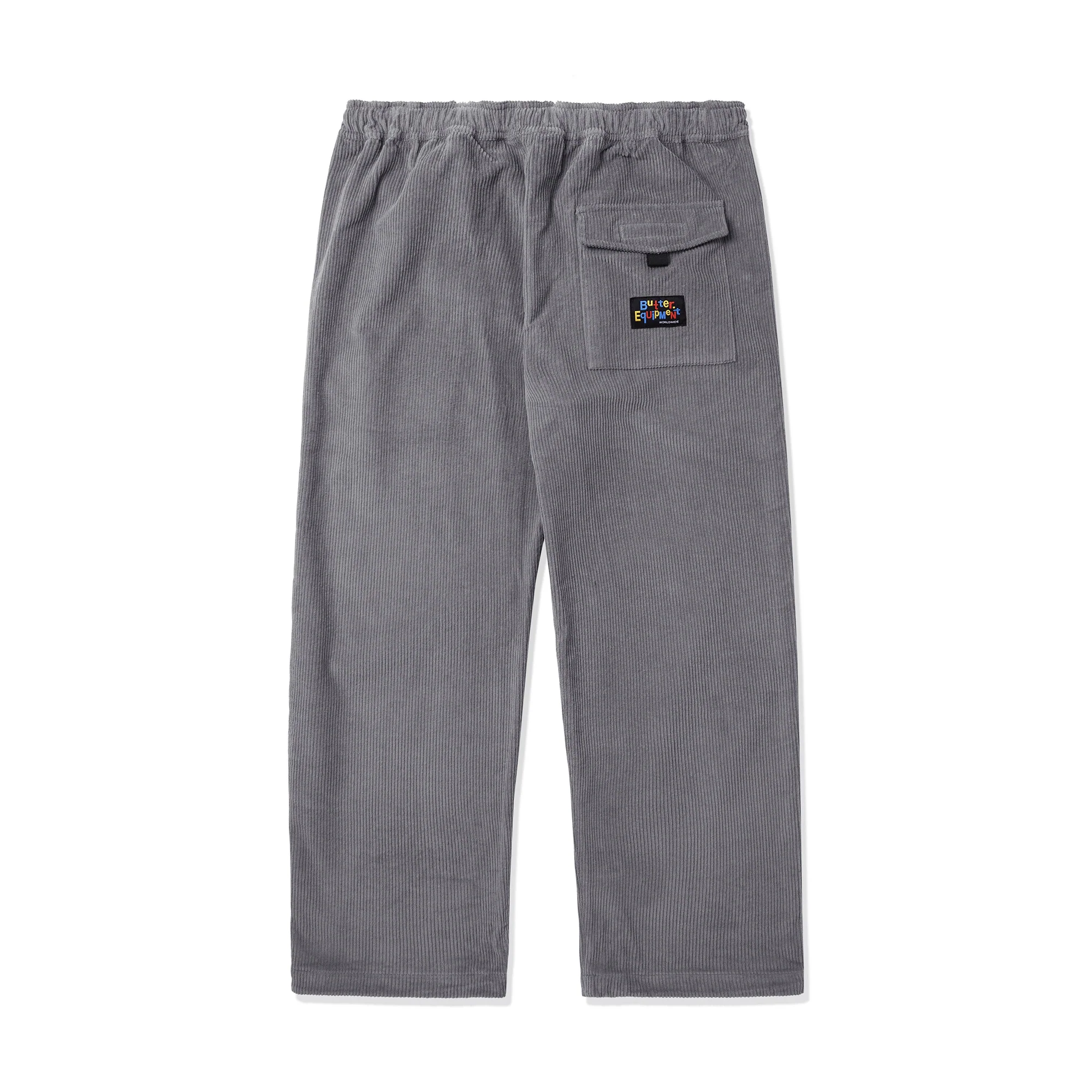 BUTTER GOODS HIGH WALE CORD PANT GREY - Image 2