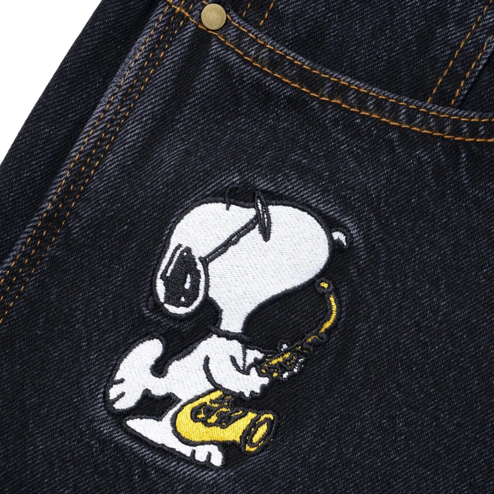 BUTTER GOODS JAZZ DENIM PANT WASHED BLACK - Image 3