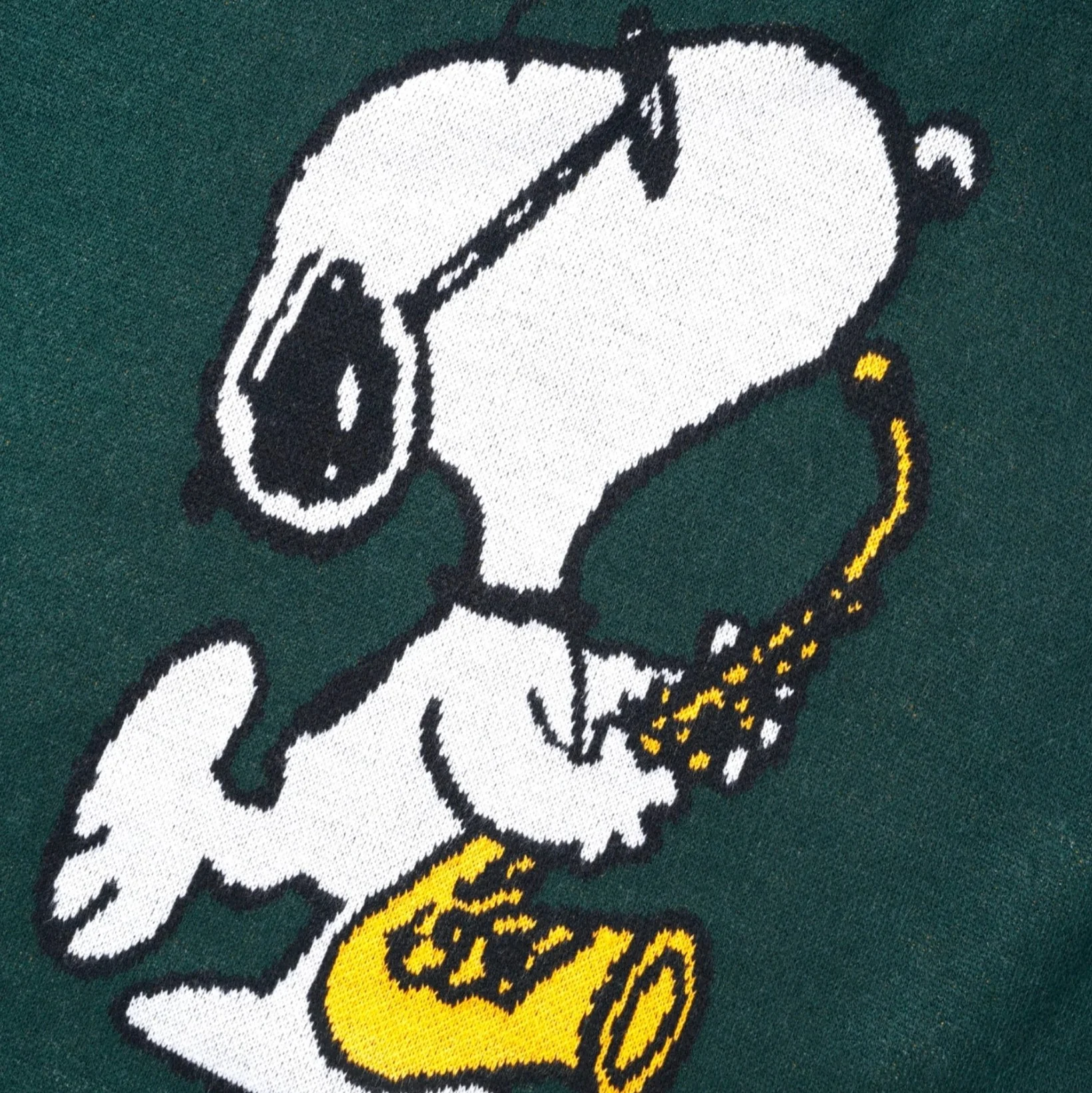 BUTTER GOODS JAZZ KNITTED SWEATER FOREST GREEN - Image 2