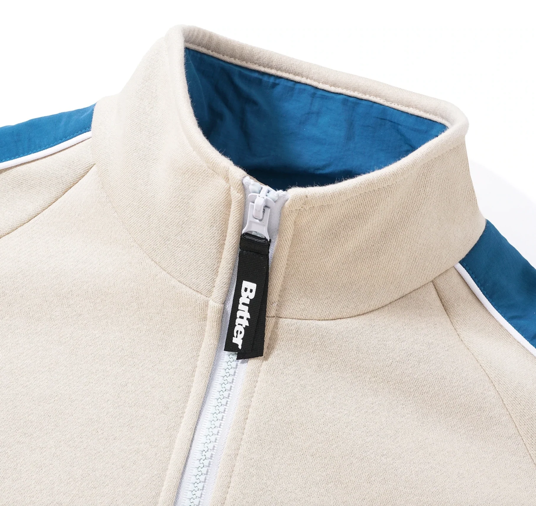 BUTTER GOODS MOTION 1/4 ZIP PULLOVER SAND - Image 2