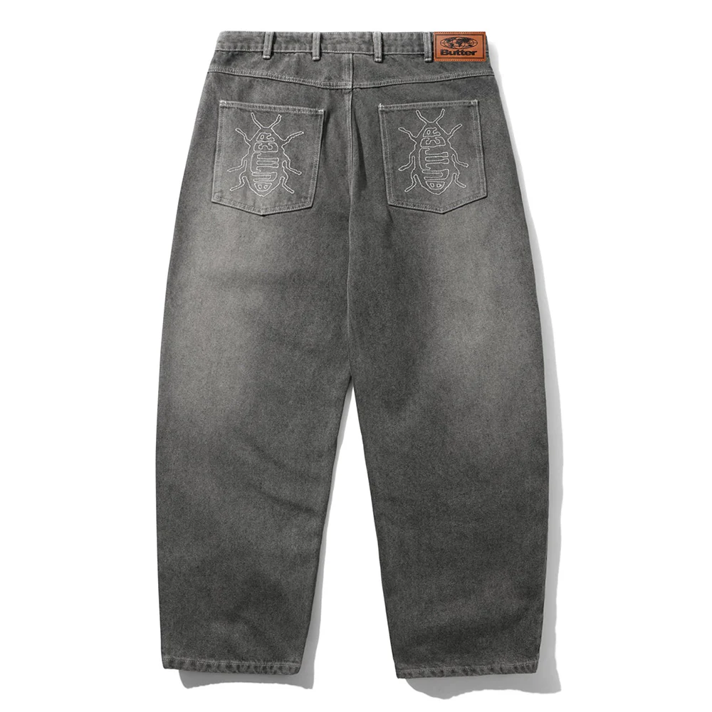 BUTTER GOODS ROACH DENIM JEANS BLACK WASH - Image 2
