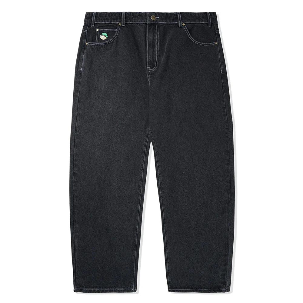 BUTTER GOODS SANTOSUOSSO DENIM PANT WASHED BLACK