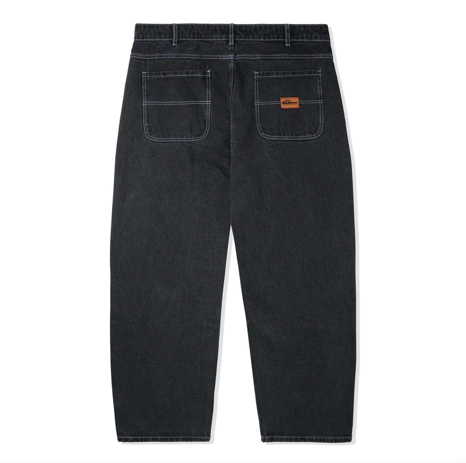 BUTTER GOODS SANTOSUOSSO DENIM PANT WASHED BLACK - Image 2