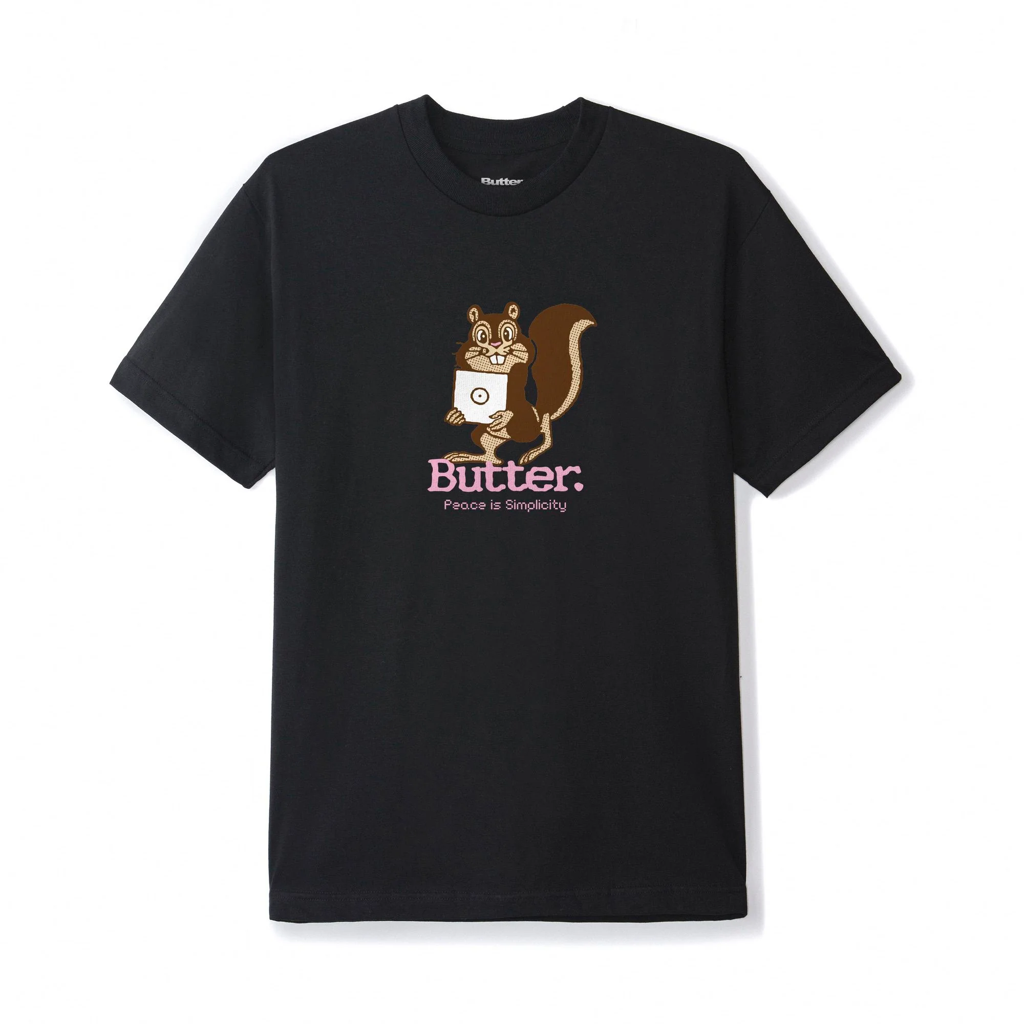 BUTTER GOODS SIMPLICITY T-SHIRT BLACK