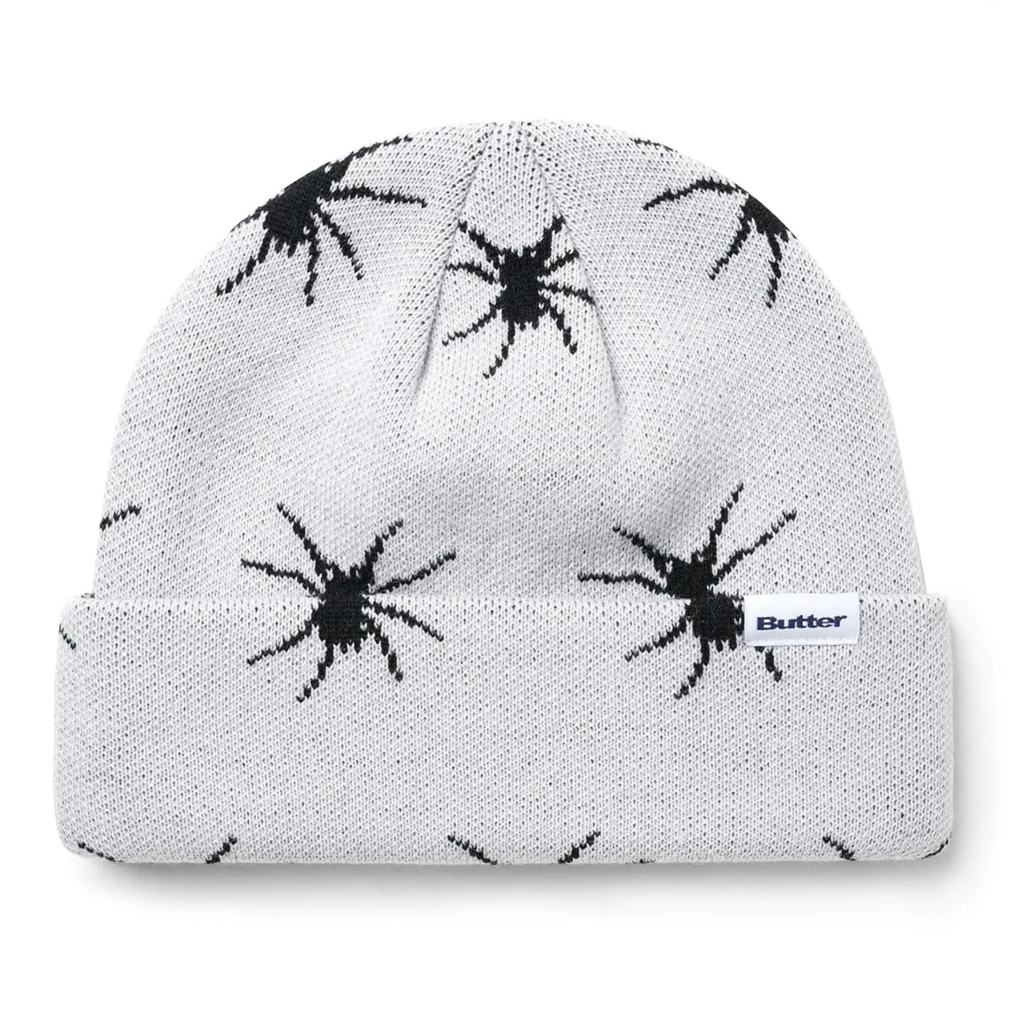 BUTTER GOODS TARANTULA BEANIE GREY / BLACK