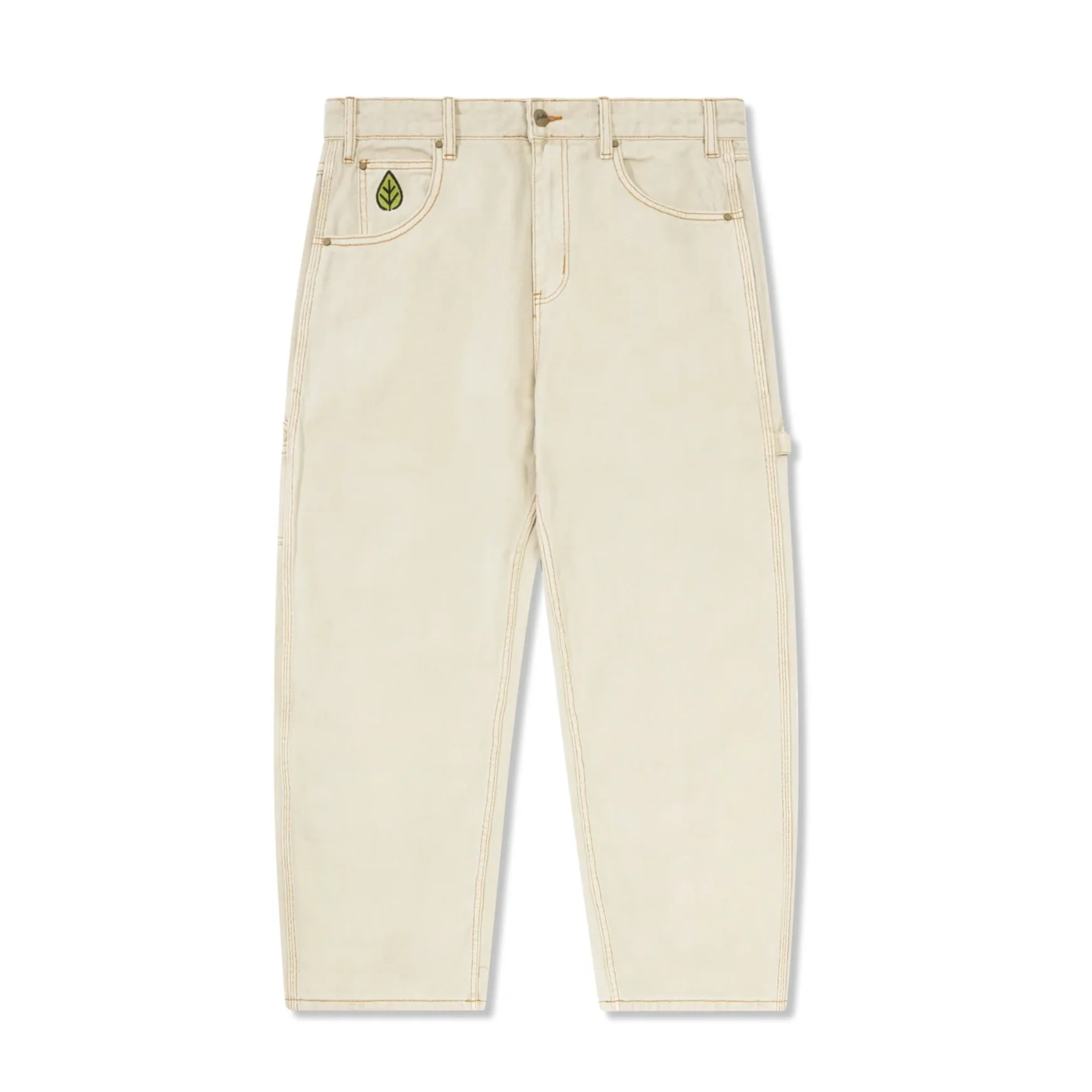 BUTTER GOODS WEATHERGEAR HEAVY WEIGHT DENIM JEANS WASHED KHAKI