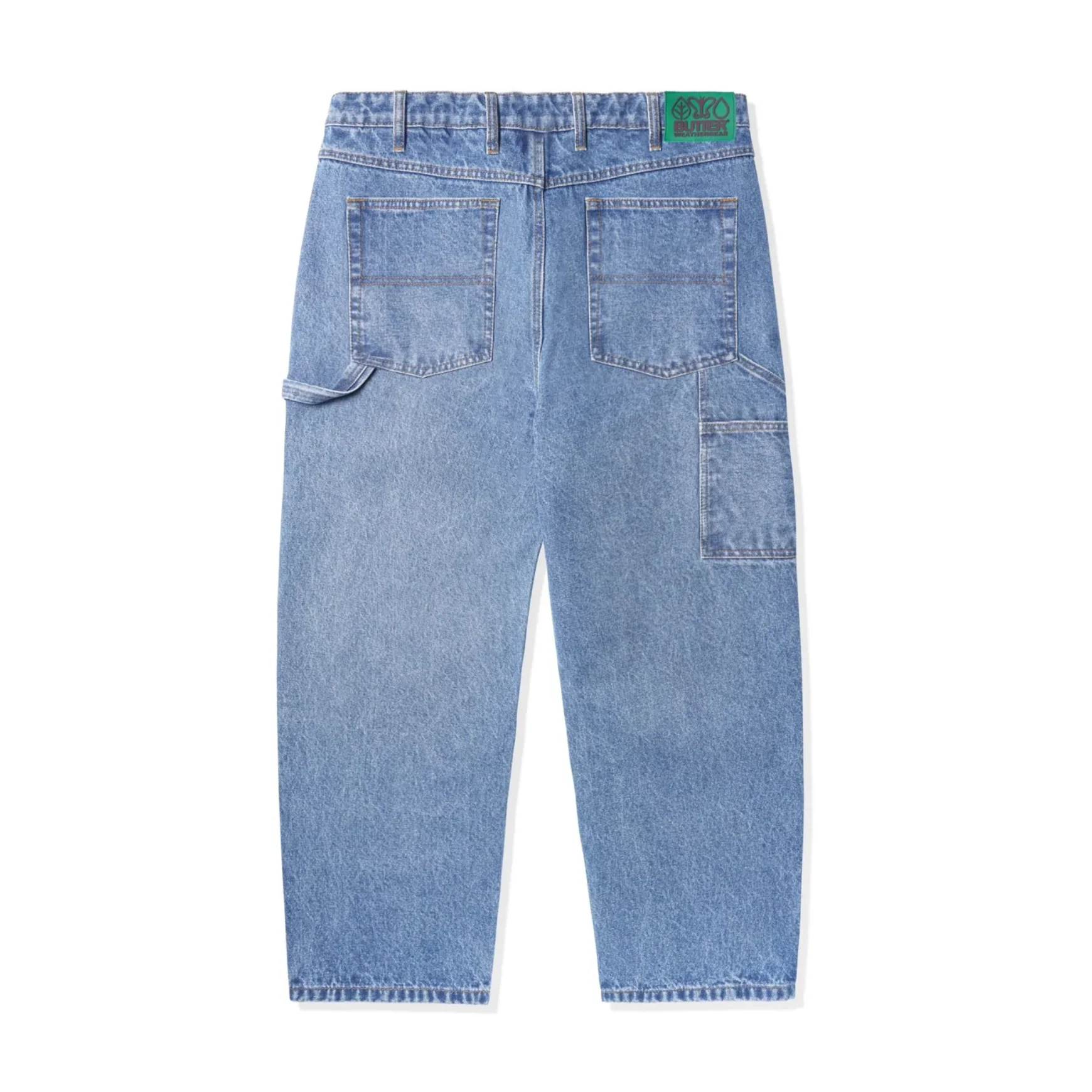 BUTTER GOODS WEATHERGEAR HEAVY WEIGHT DENIM JEANS WORN INDIGO - Image 2