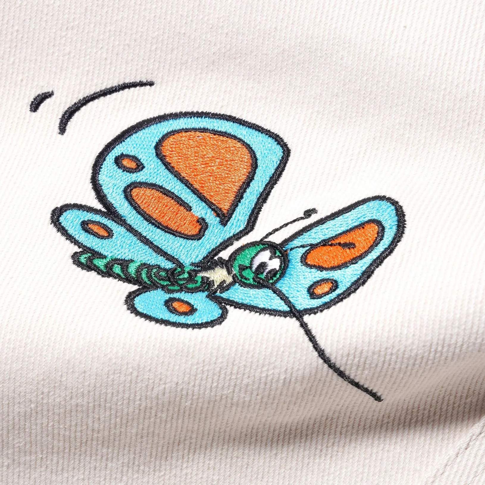BUTTER GOODS X THE SMURFS FORAGE WIDE LEG PANT NATURAL - Image 5