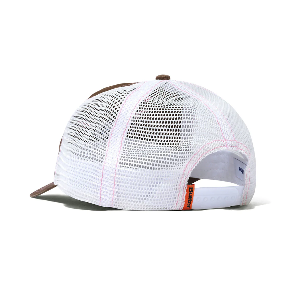 BUTTER X DANIEL JOHNSTON EYE TRUCKER CAP BROWN - Image 2