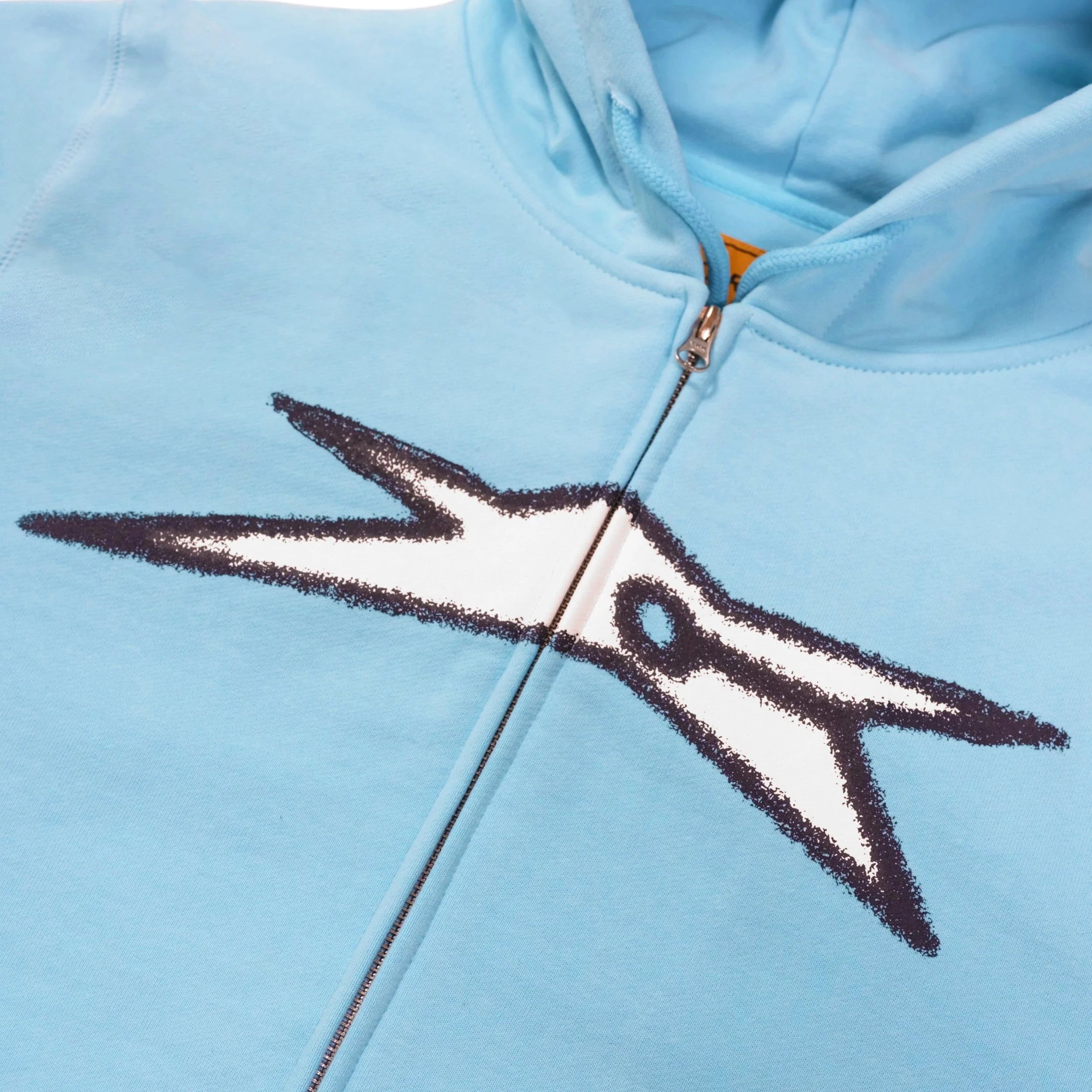 CARPET BIZARRO ZIP HOODIE ICE BLUE - Image 3