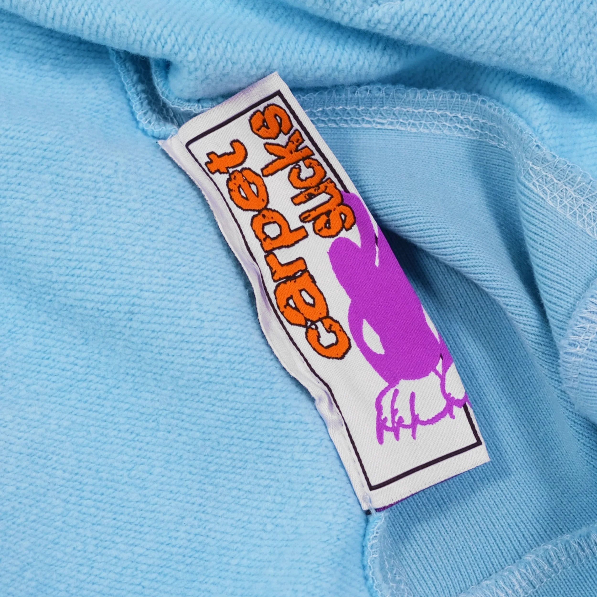 CARPET BIZARRO ZIP HOODIE ICE BLUE - Image 5