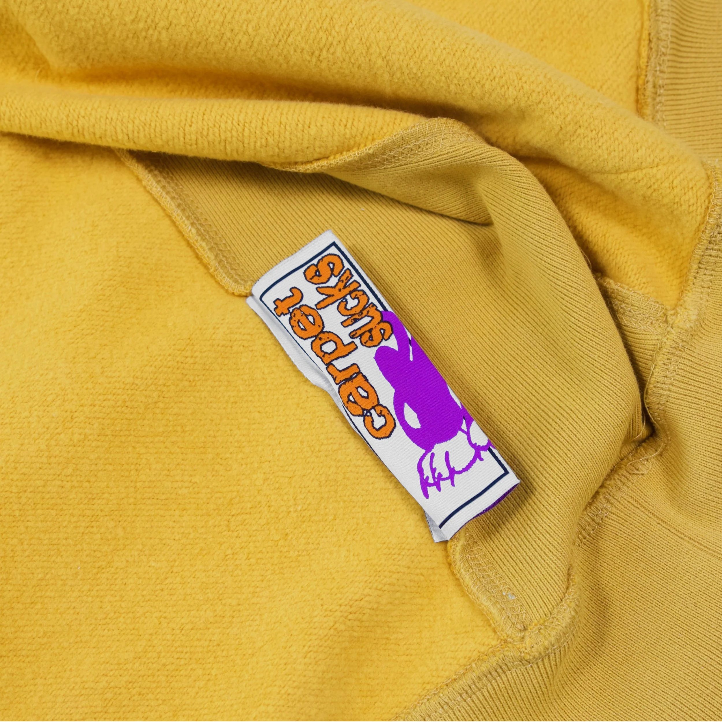 CARPET BIZARRO ZIP HOODIE MUSTARD - Image 4