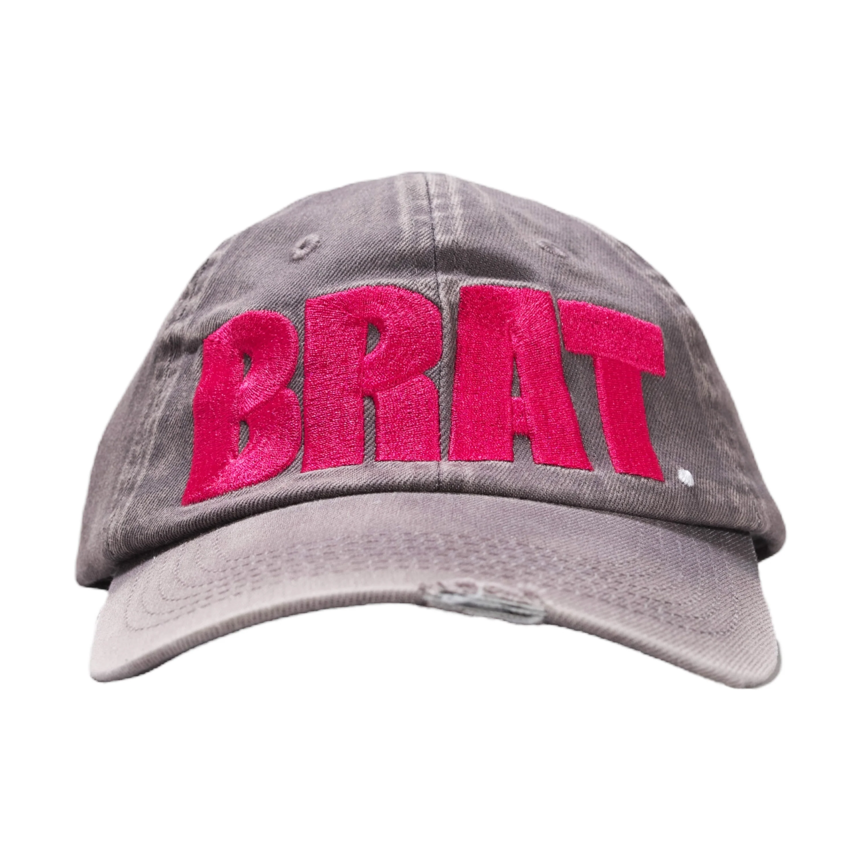 CARPET CO. BRAT LOGO HAT BLACK DENIM
