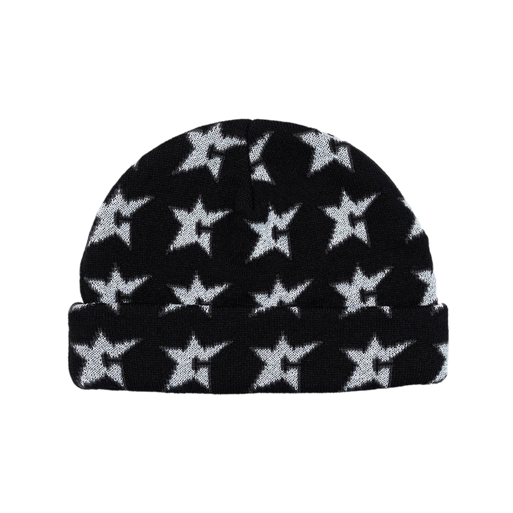 CARPET CO. C-STAR BEANIE BLACK / SILVER