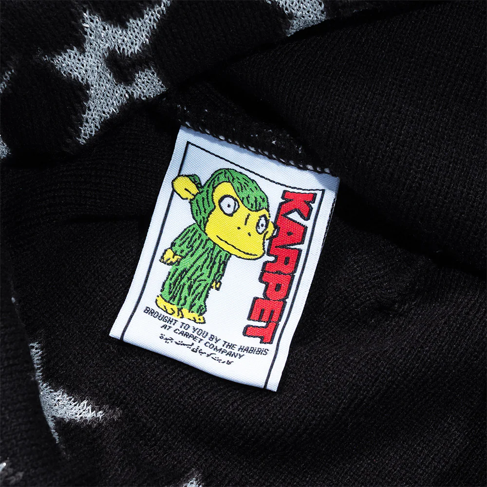 CARPET CO. C-STAR BEANIE BLACK / SILVER - Image 3