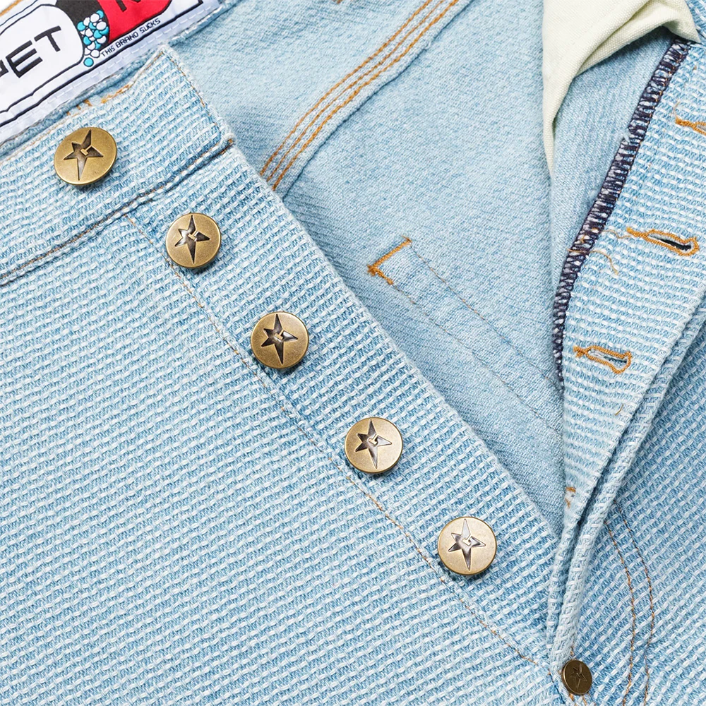 CARPET CO. C-STAR INTERLOCK STITCH DENIM BLUE - Image 4