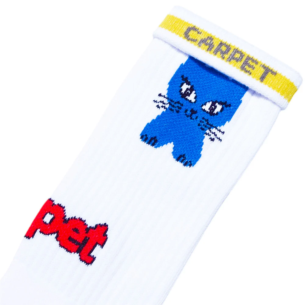 CARPET CO. CAT SOCK WHITE - Image 2