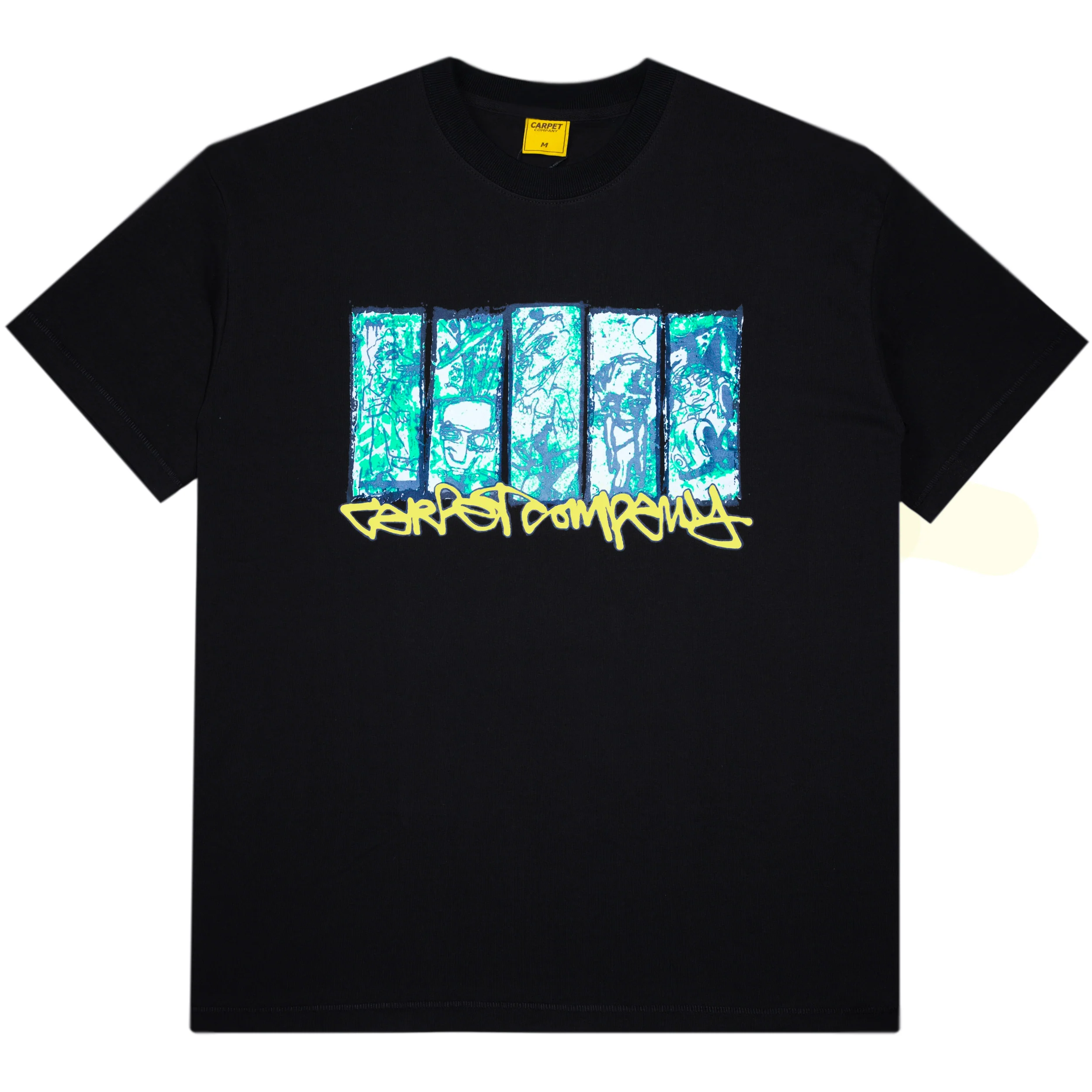 CARPET CO. CITY TEE BLACK GLOW IN THE DARK