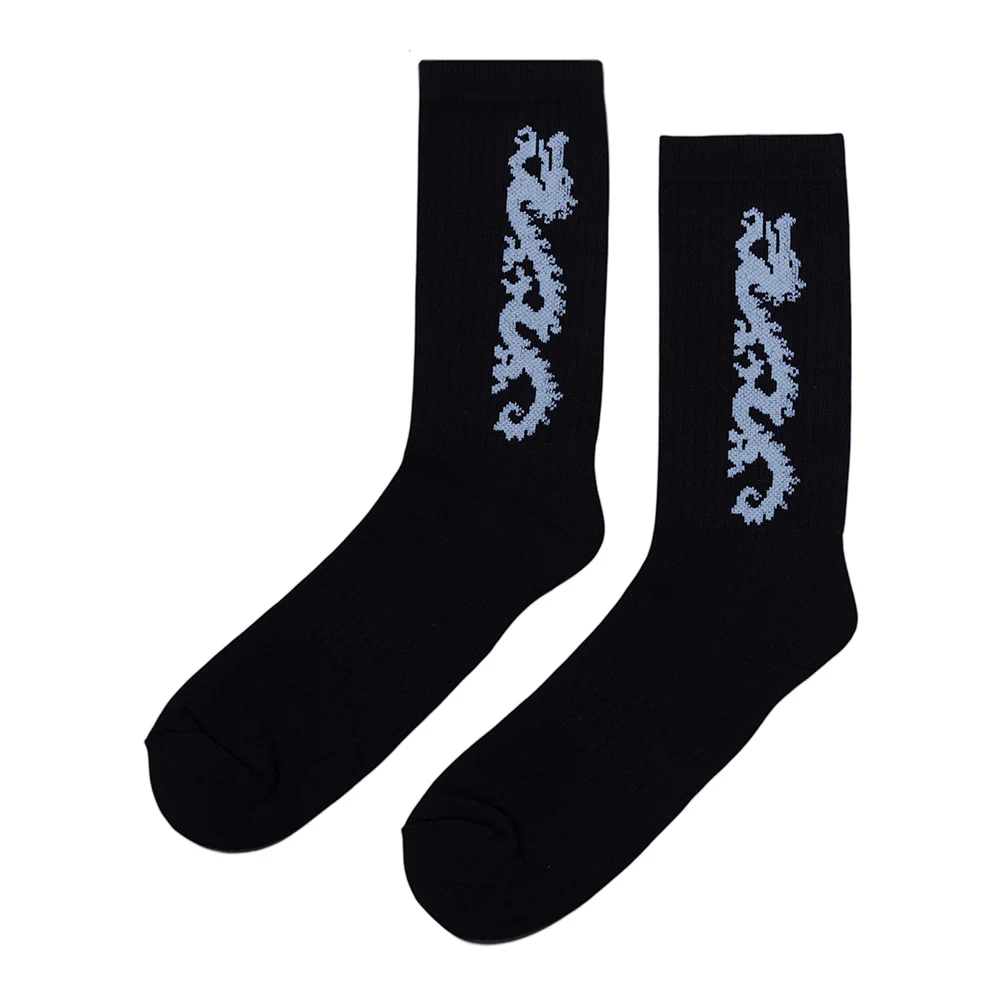 CARPET CO. DRAGON SOCK BLACK