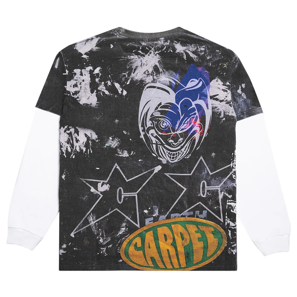 CARPET RAG TEE LONG SLEEVE BLACK - Image 2