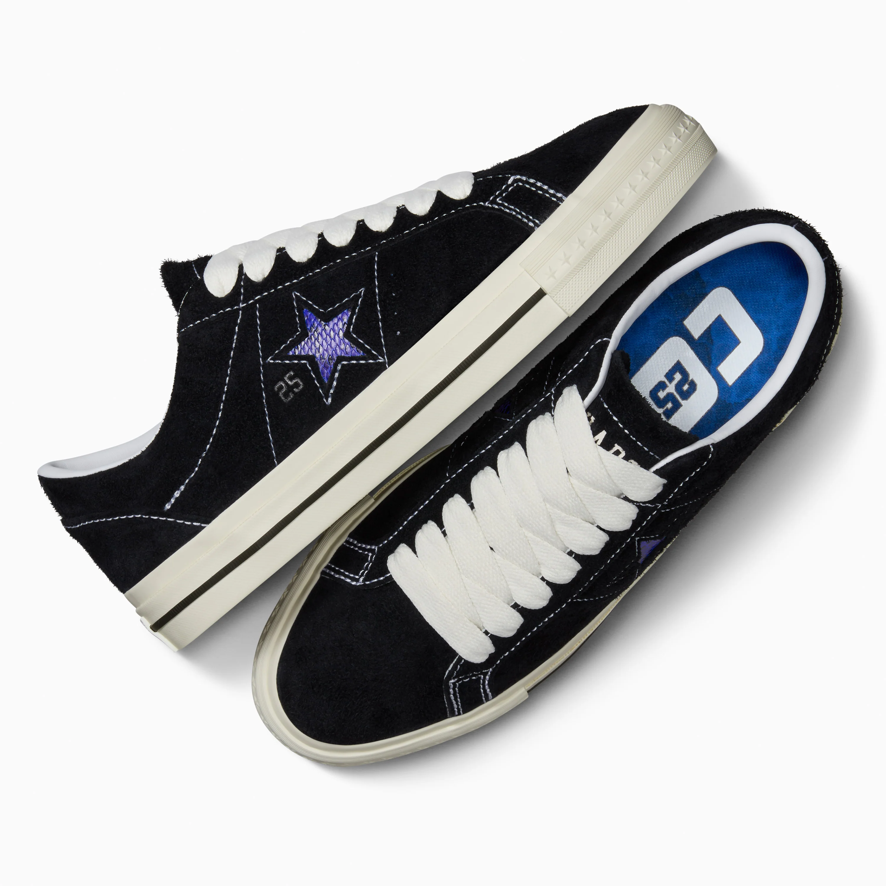 CONVERSE x QUARTER SNACKS ONE STAR PRO BLACK - Image 2