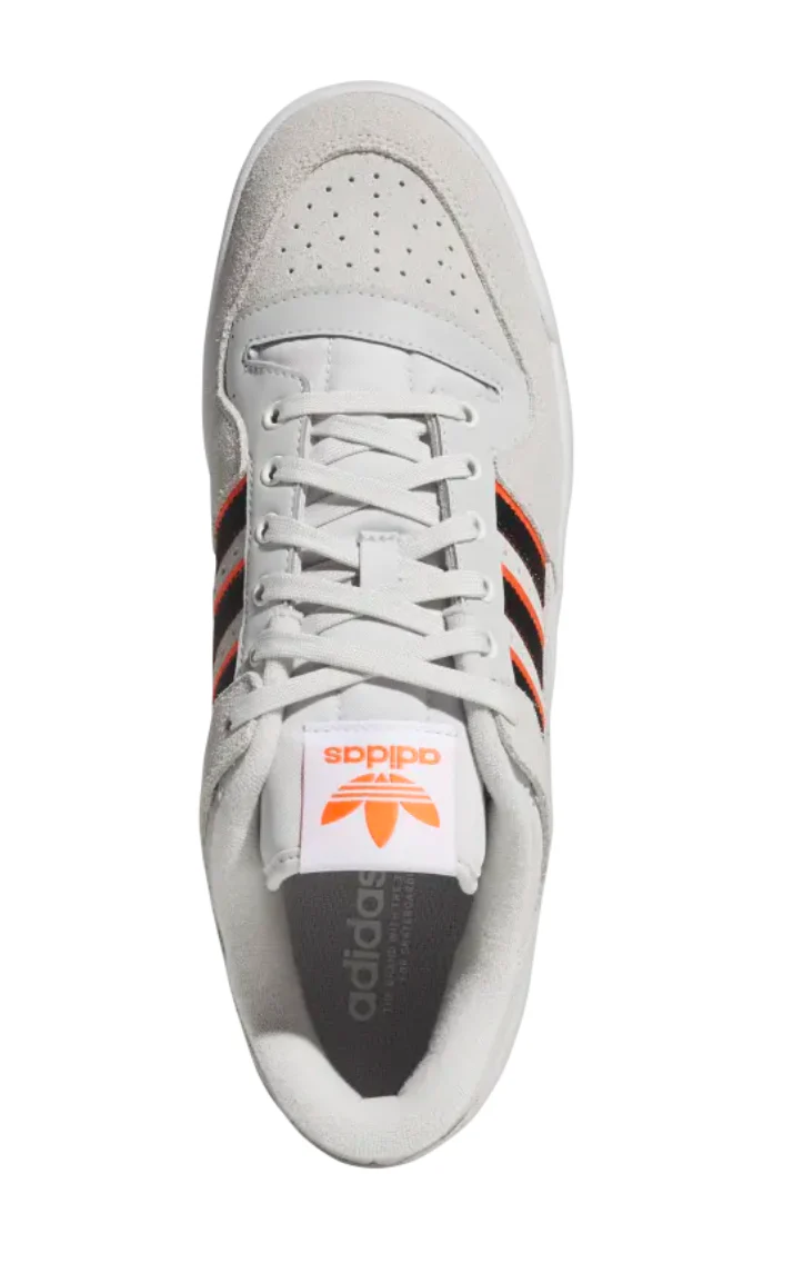 ADIDAS FORUM 84 LOW ADV ONE GREY / IMPACT ORANGE - Image 4
