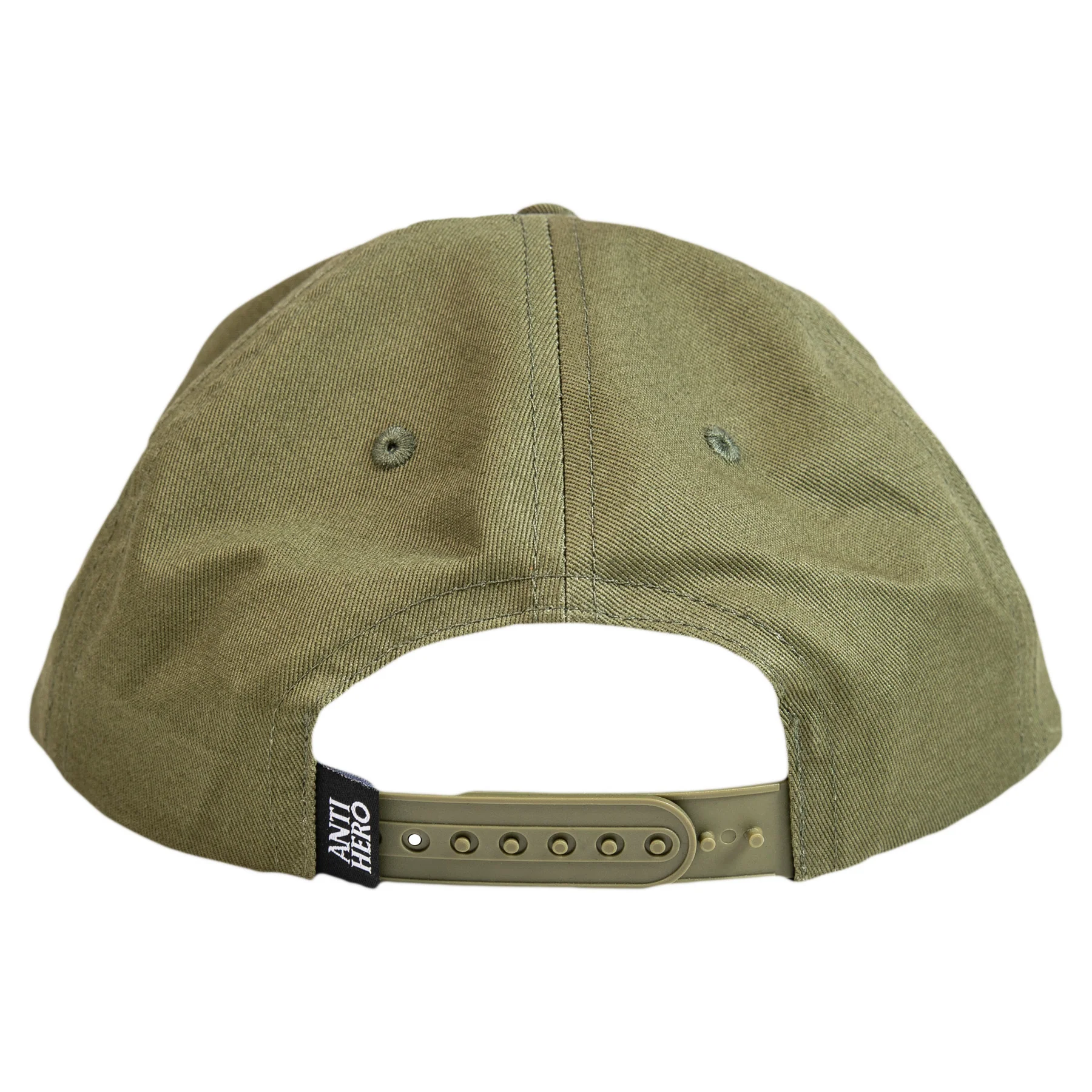 ANTI HERO BASIC PIGEON SNAPBACK HAT OLIVE - Image 2