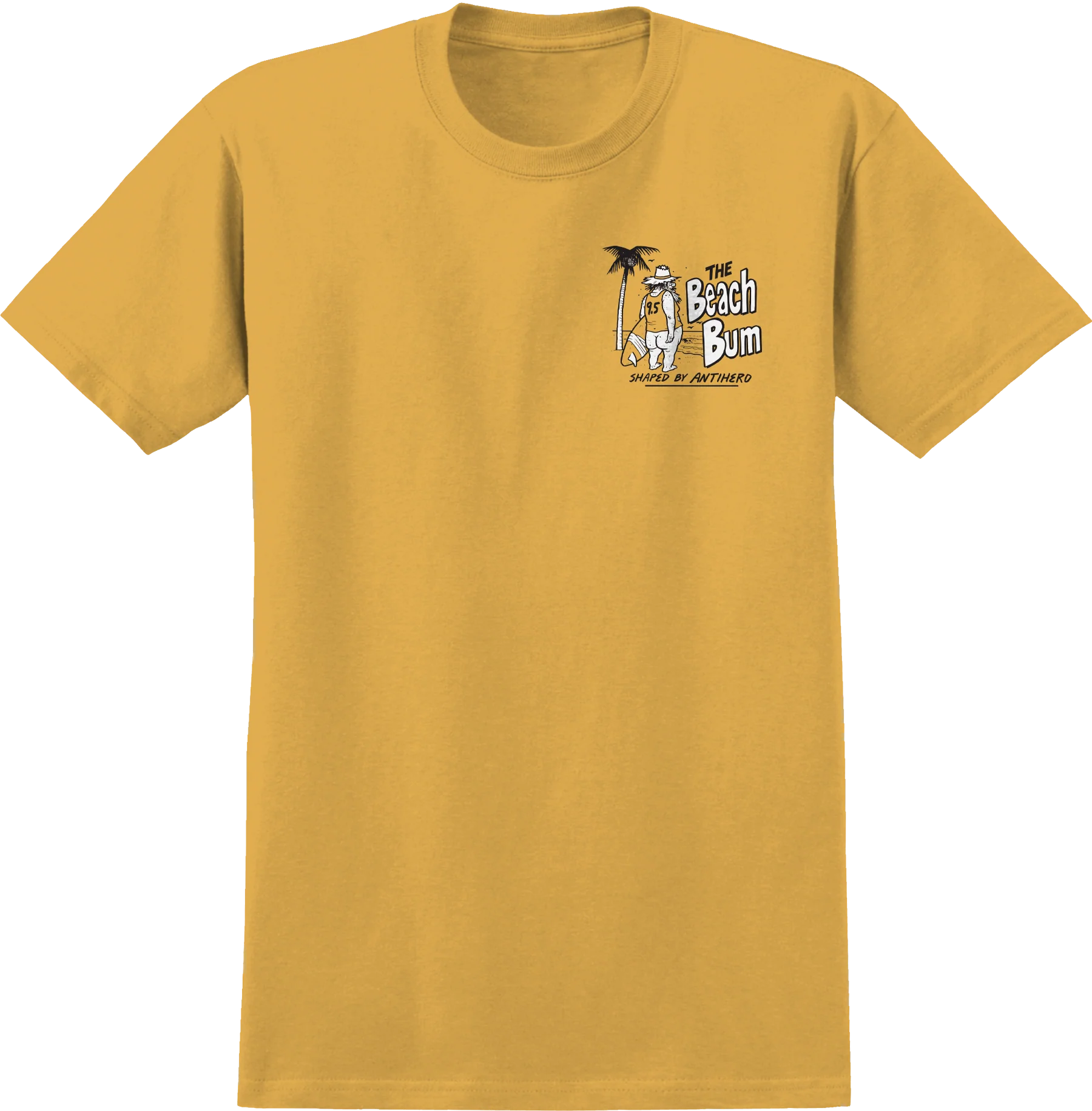ANTIHERO BEACH BUM TEE GOLD/WHITE/BLACK