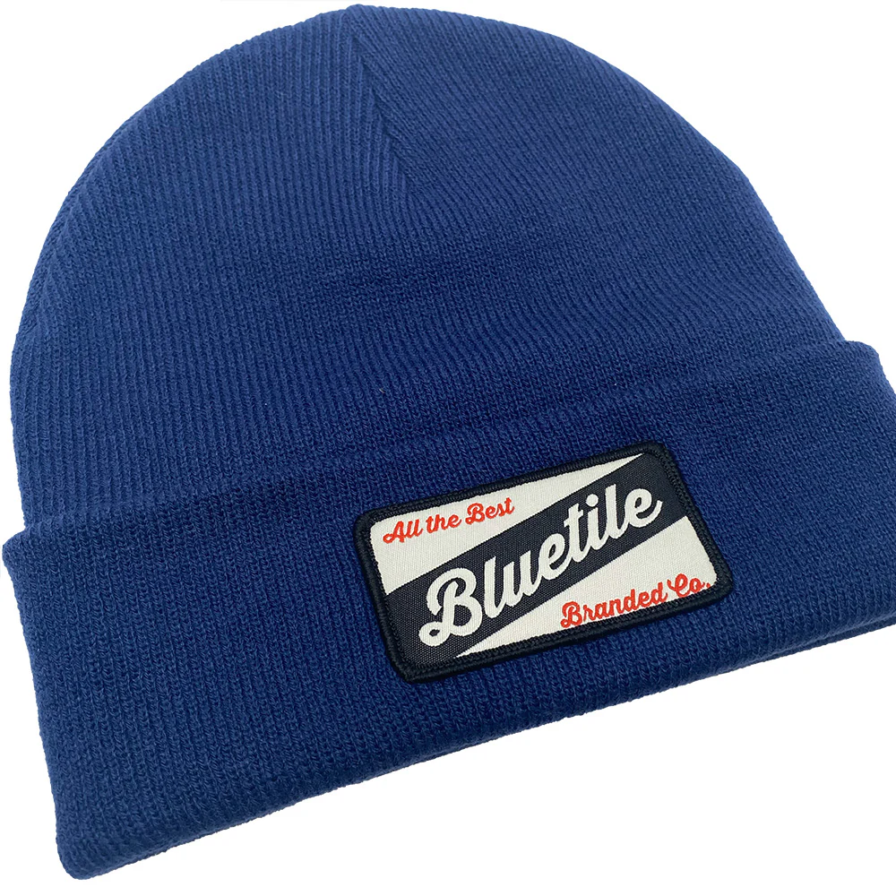 BLUETILE CRAFT PATCH BEANIE COBALT - Image 2