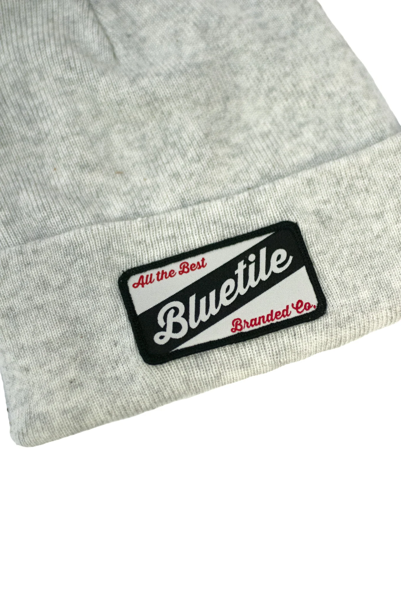 BLUETILE CRAFT PATCH BEANIE HEATHER WHITE - Image 2