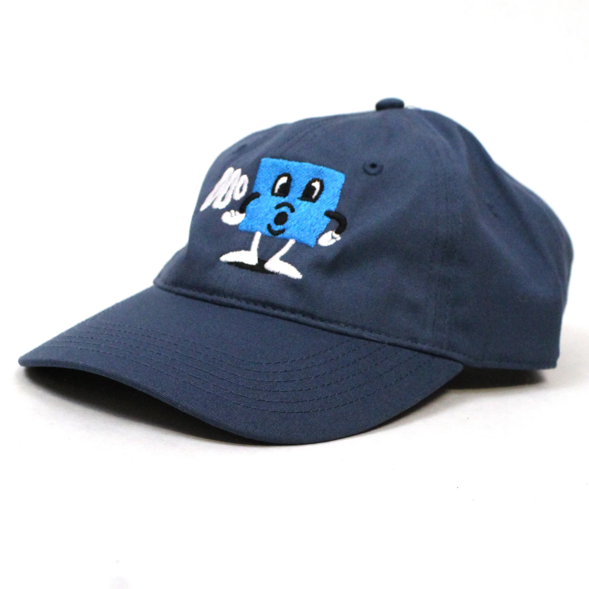 BLUETILE PUFF SQUARE DAD HAT HARBOR BLUE - Image 2