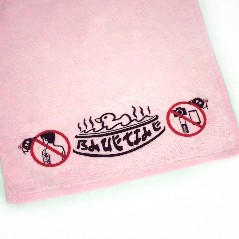 BLUETILE RUBBER DUCKY HAND TOWEL PINK - Image 2