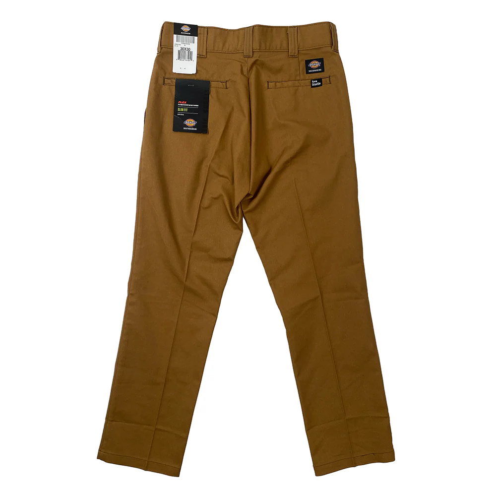 BLUETILE SLIM FIT DICKIES TWILL PANT BROWN - Image 2