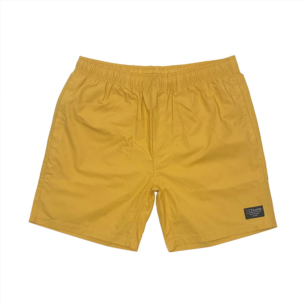 BLUETILE SURPLUS BEACH SHORT MUSTARD