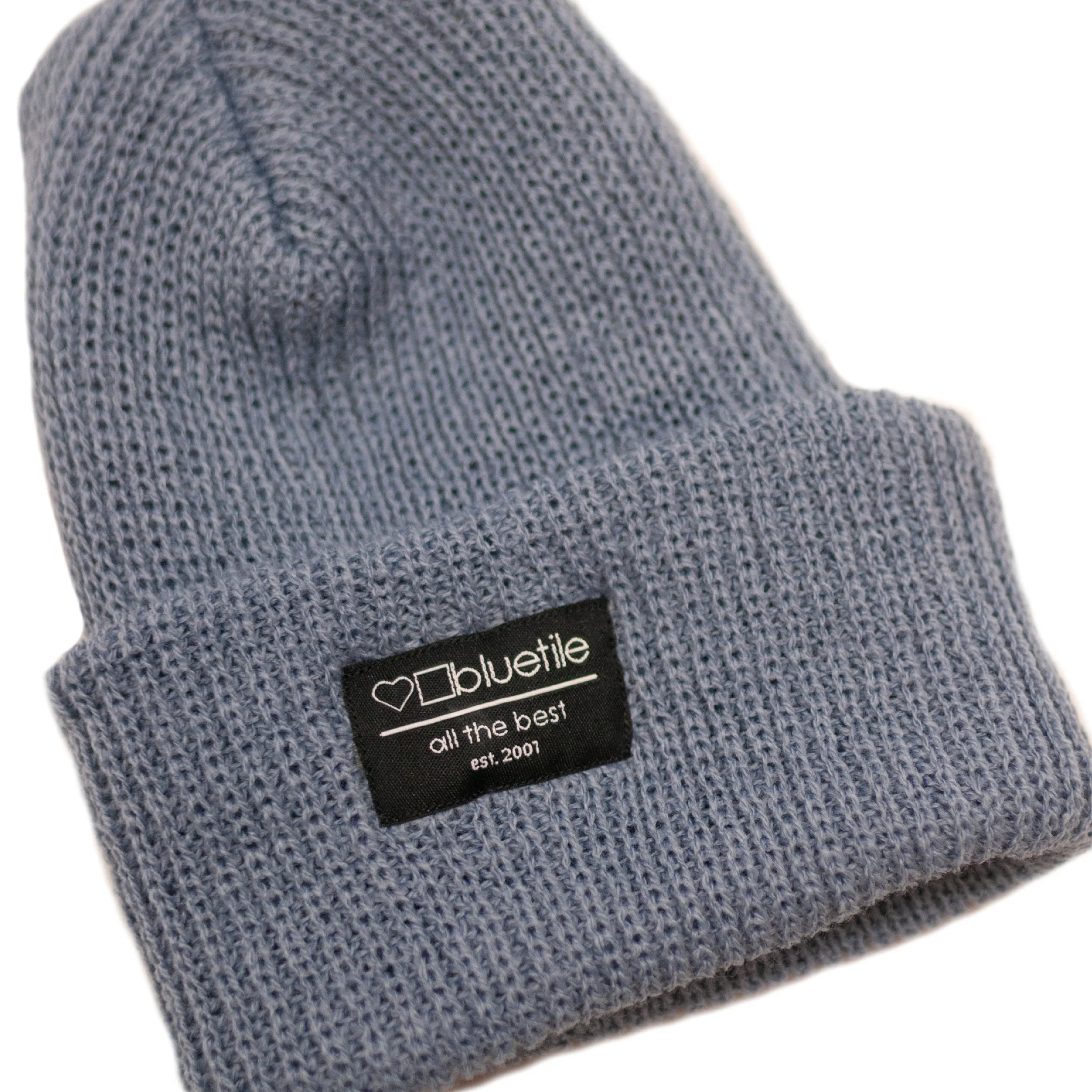 BLUETILE SURPLUS KNIT BEANIE LIGHT DENIM - Image 2