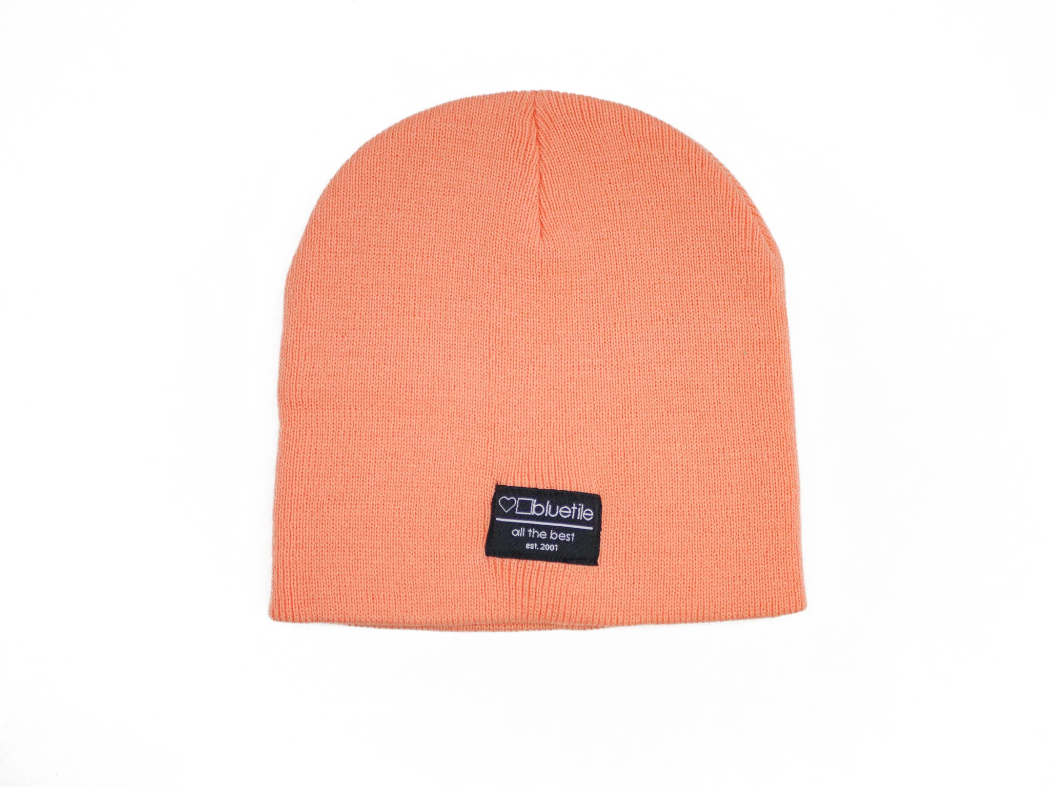 BLUETILE SURPLUS UNCUFF BEANIE PEACH