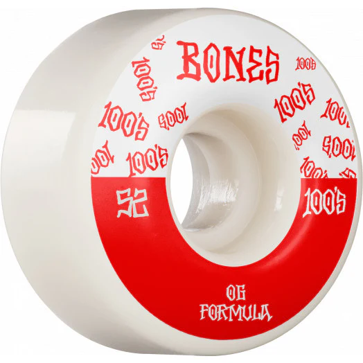 BONES 100'S O.G. V4 52MM WIDE