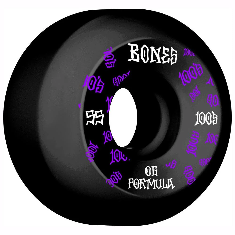 BONES 100'S V5 55MM SIDECUT BLK