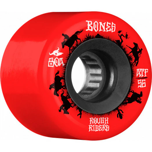 BONES ATF ROUGH RIDER WRANGLERS 80A 56MM RED