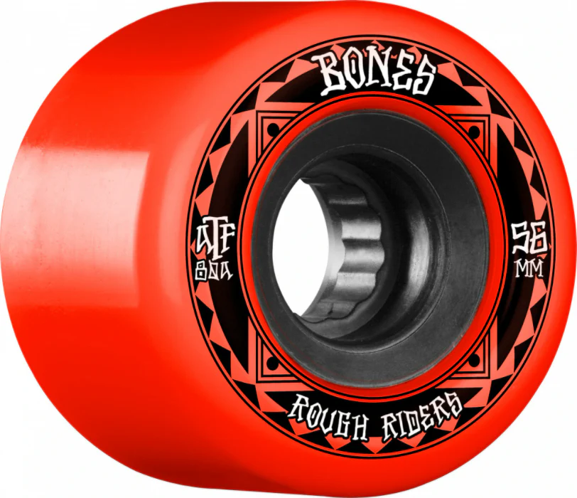 BONES ATF ROUGH RIDERS RUNNERS 80A 56MM RED