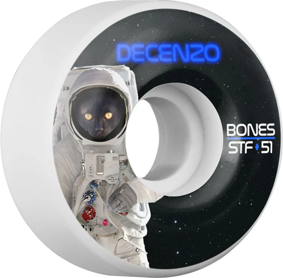 BONES WHEELS STF PRO DECENZO CATSTRONAUT 51MM V2
