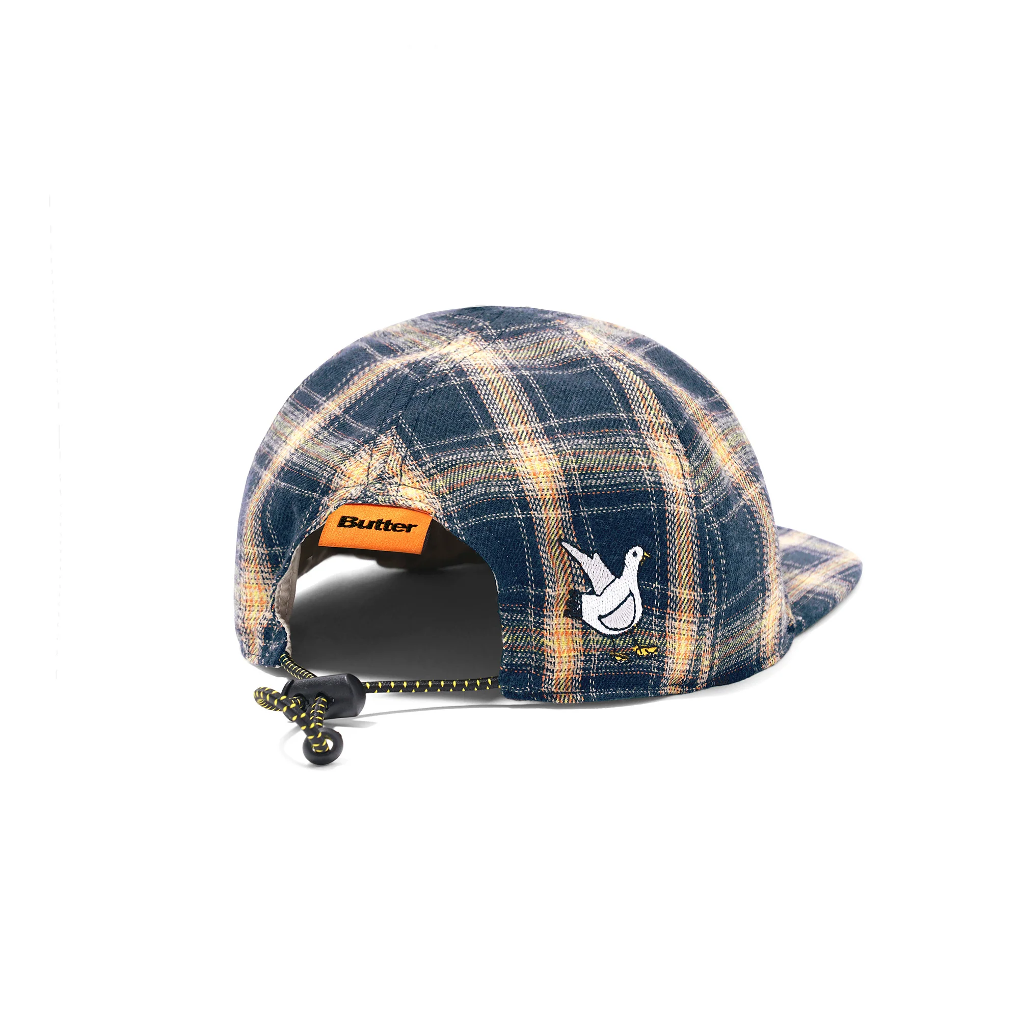 BUTTER GOODS REVERSIBLE 6 PANEL CAP NAVY - Image 2