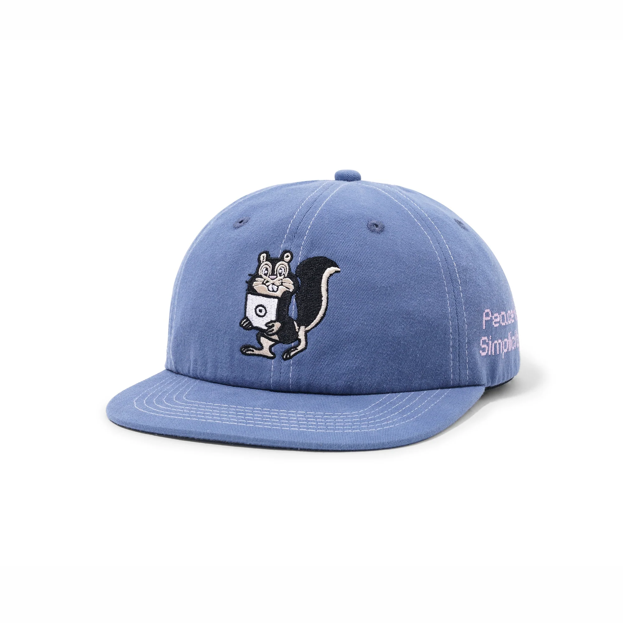 BUTTER GOODS SIMPLICITY 6 PANEL CAP DUSK BLUE