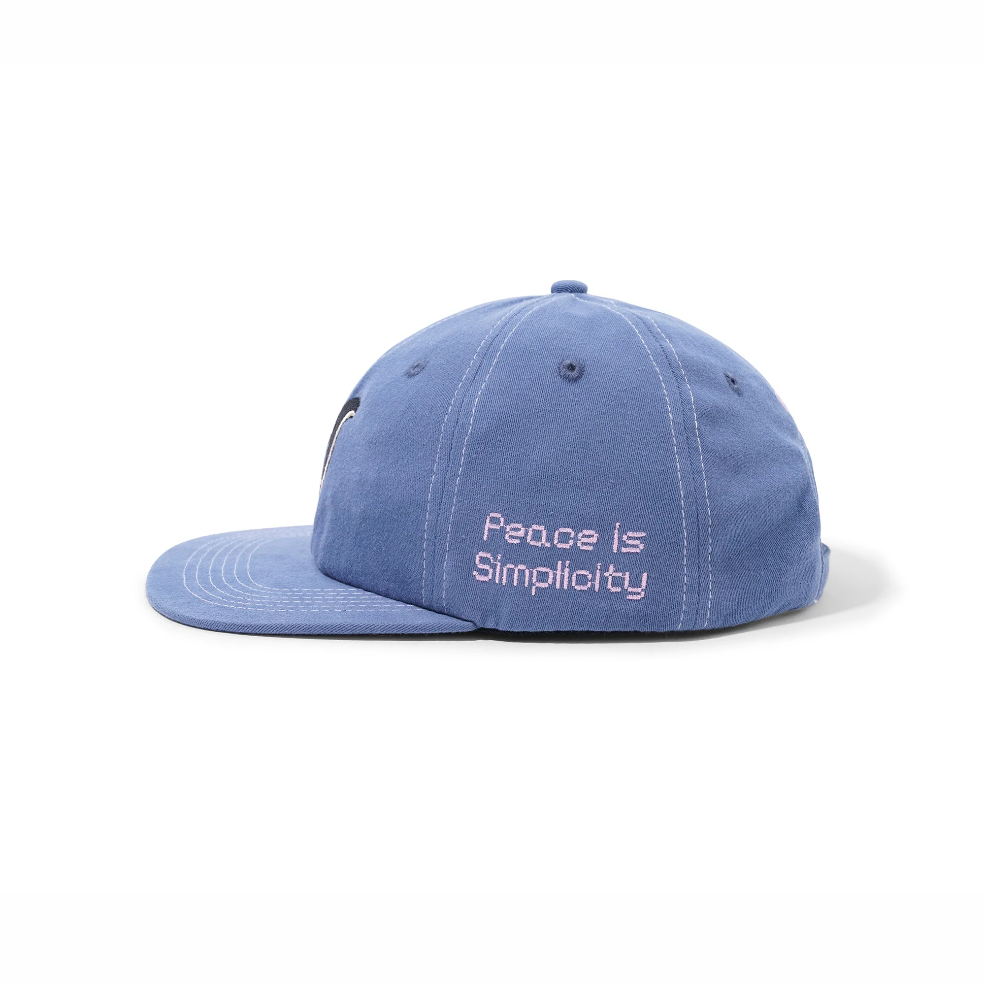 BUTTER GOODS SIMPLICITY 6 PANEL CAP DUSK BLUE - Image 2