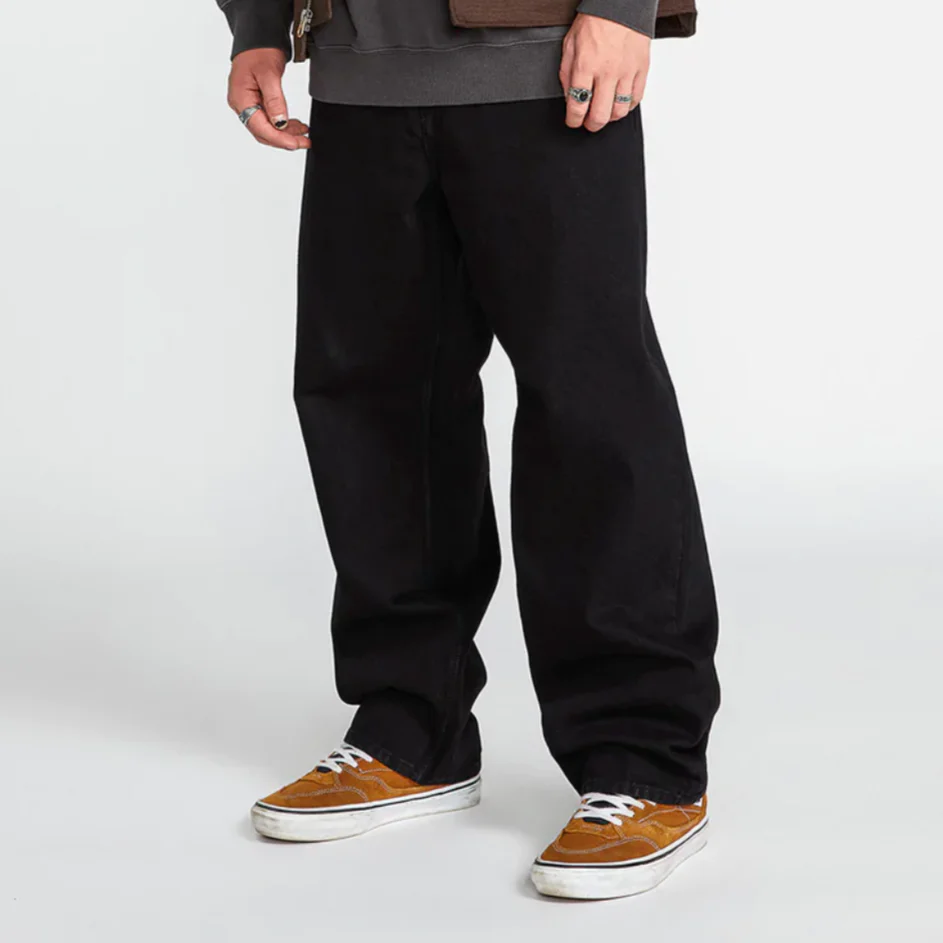 VOLCOM BILLOW DENIM LOOSE FIT BLACK - Image 3