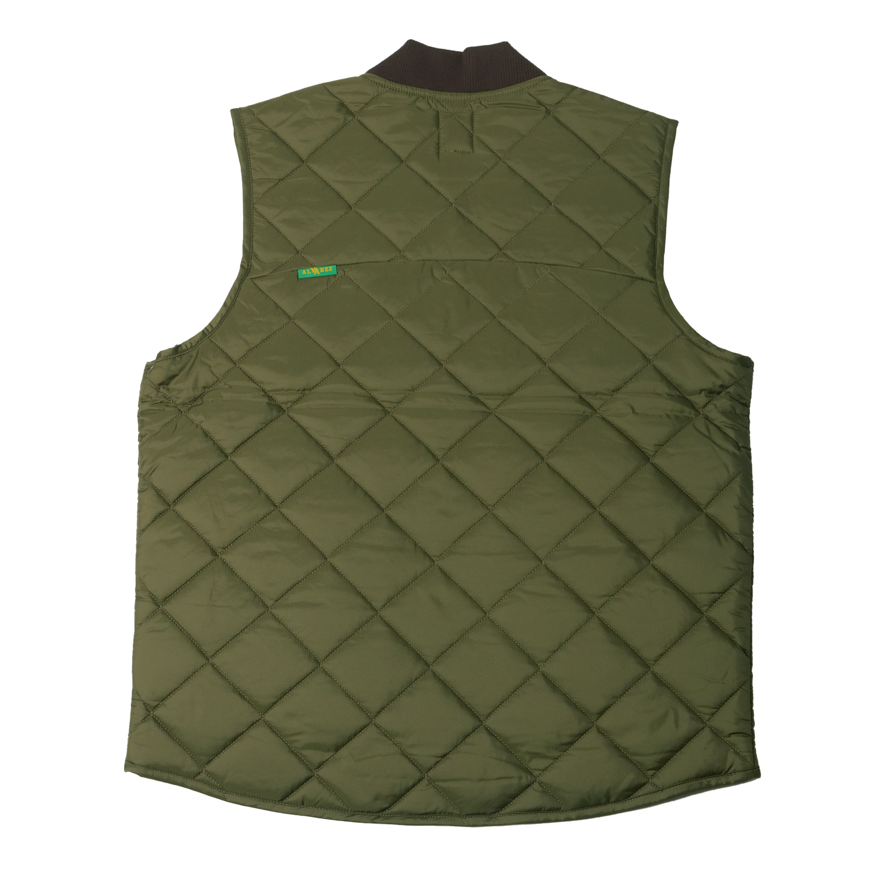 DICKIES VINCENT ALVAREZ QUILITED VEST MILITARY GREEN - Image 2