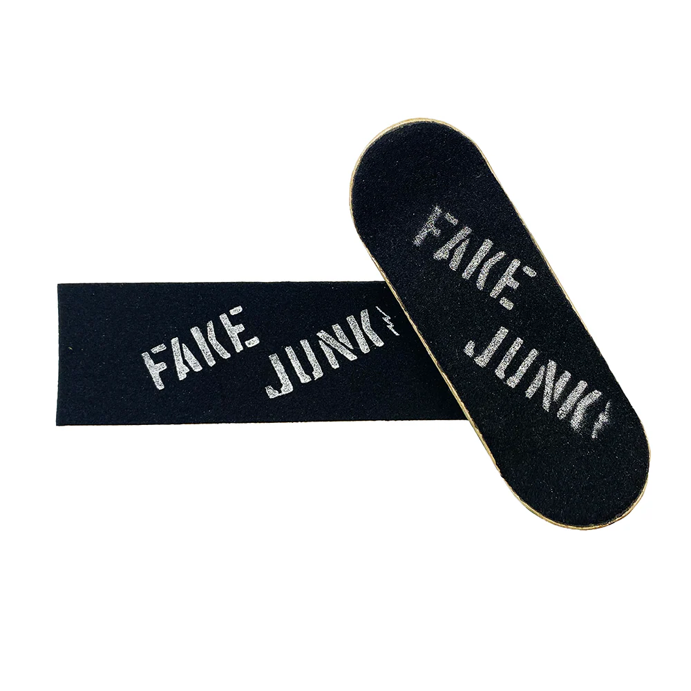 FAKE JUNK FINGERBOARD FOAM GRIPTAPE STENCIL CHROME - Image 2