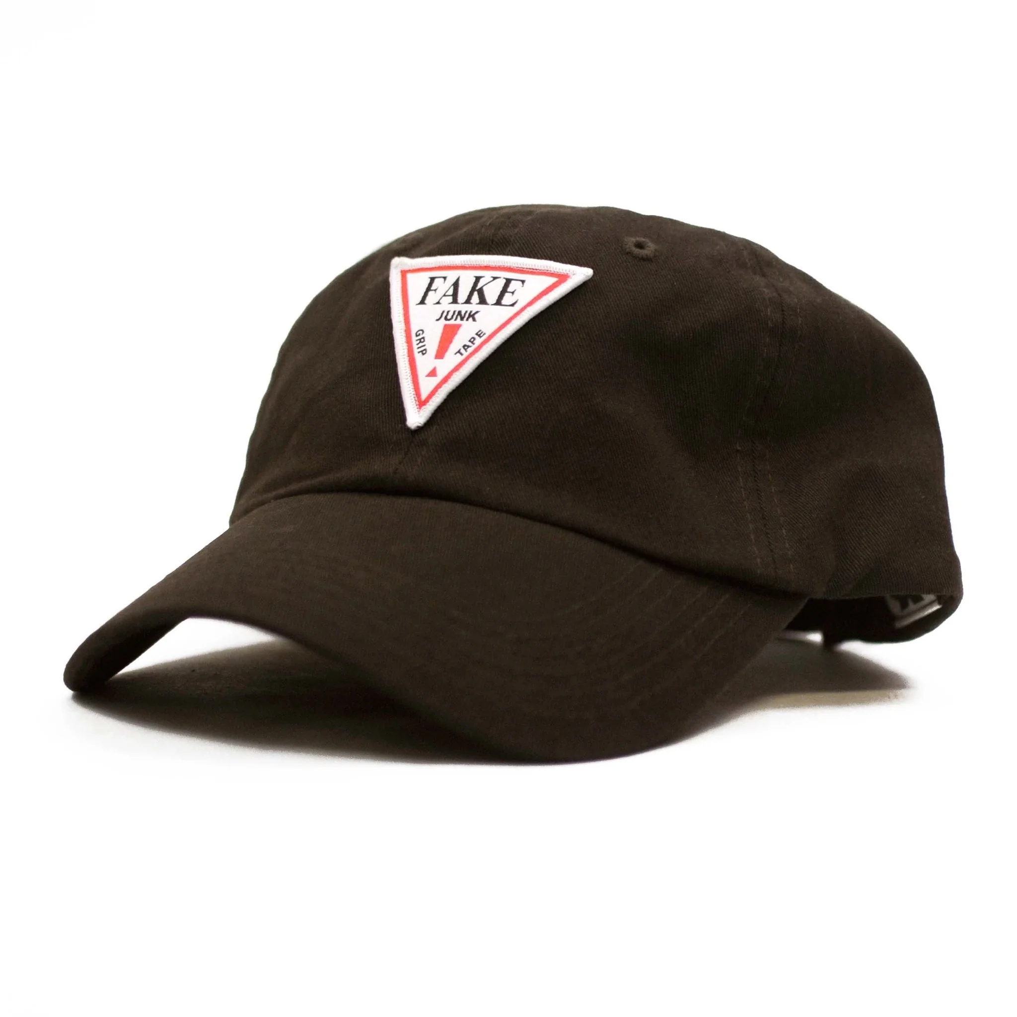 FAKE JUNK PATCH DAD HAT BROWN