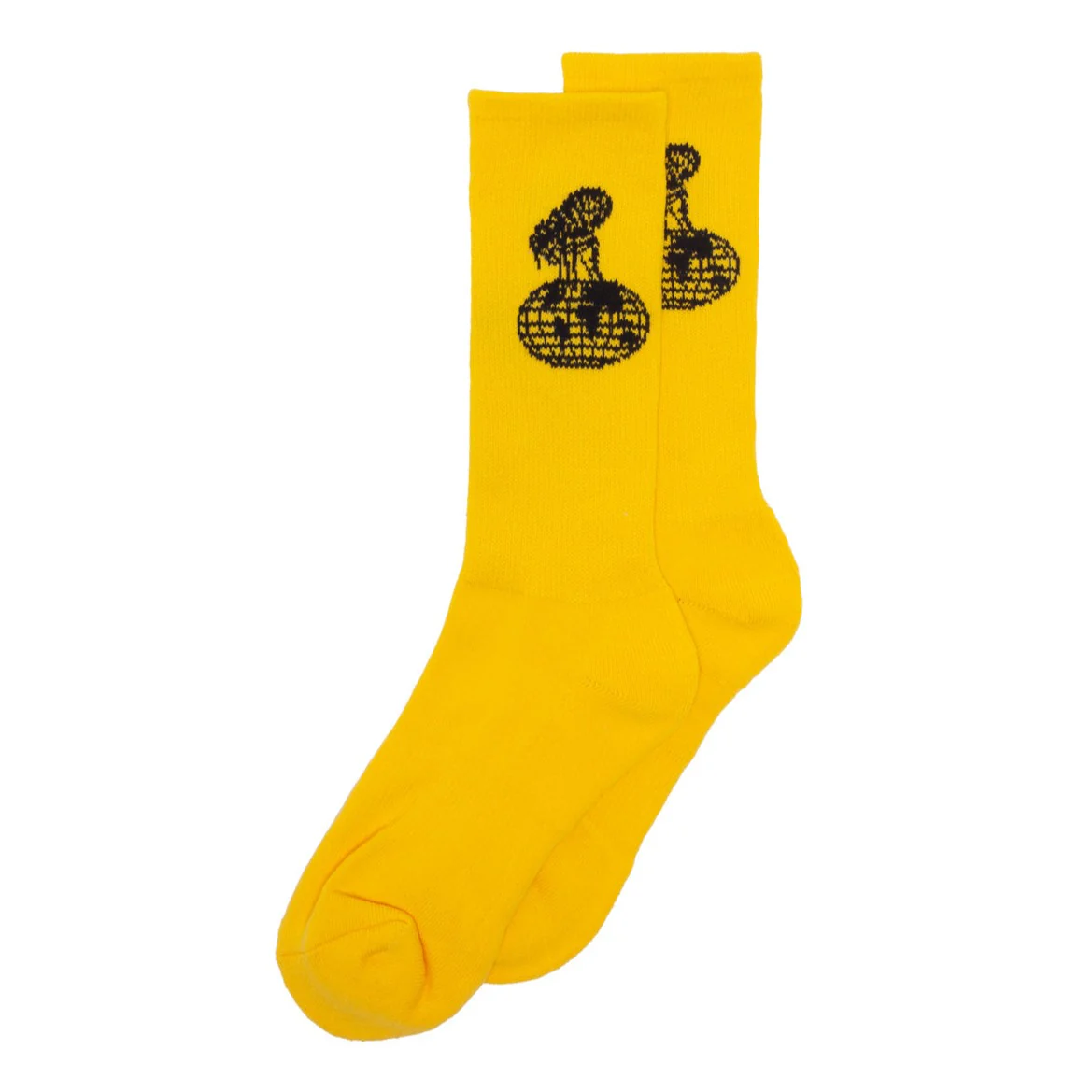 FUCKING AWESOME FLEA SOCK YELLOW / BLACK